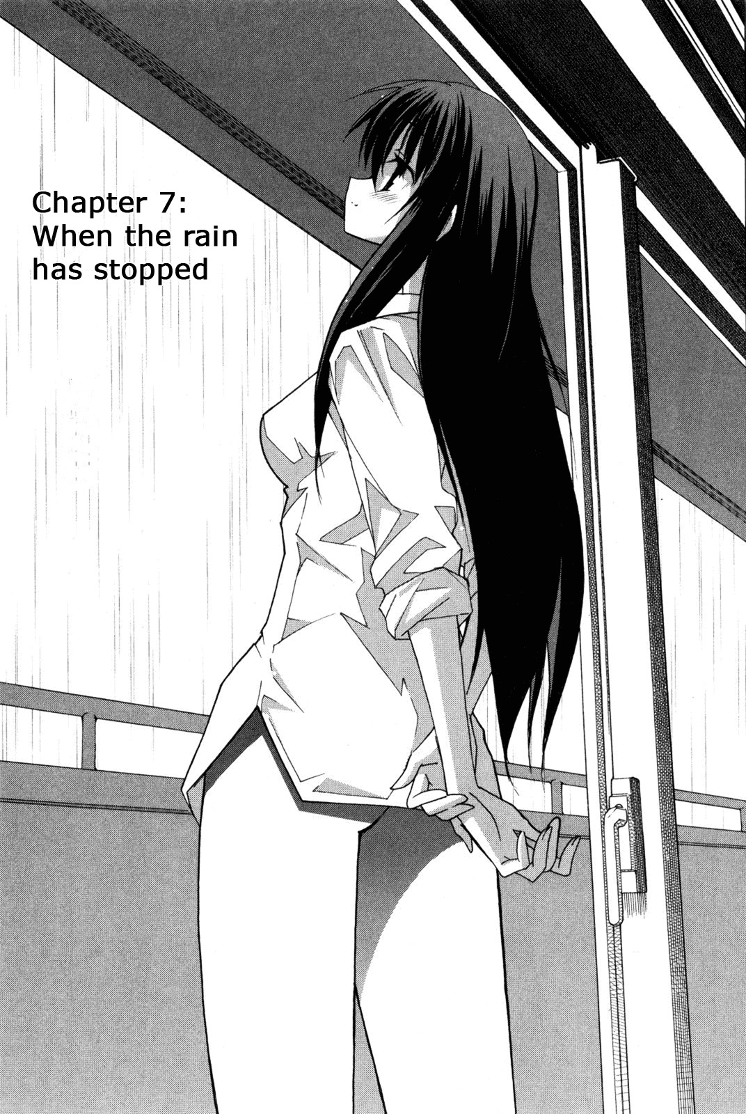 Aki-Sora Chapter 9 page 1 - Chapter 9: When the Rain Has Stopped