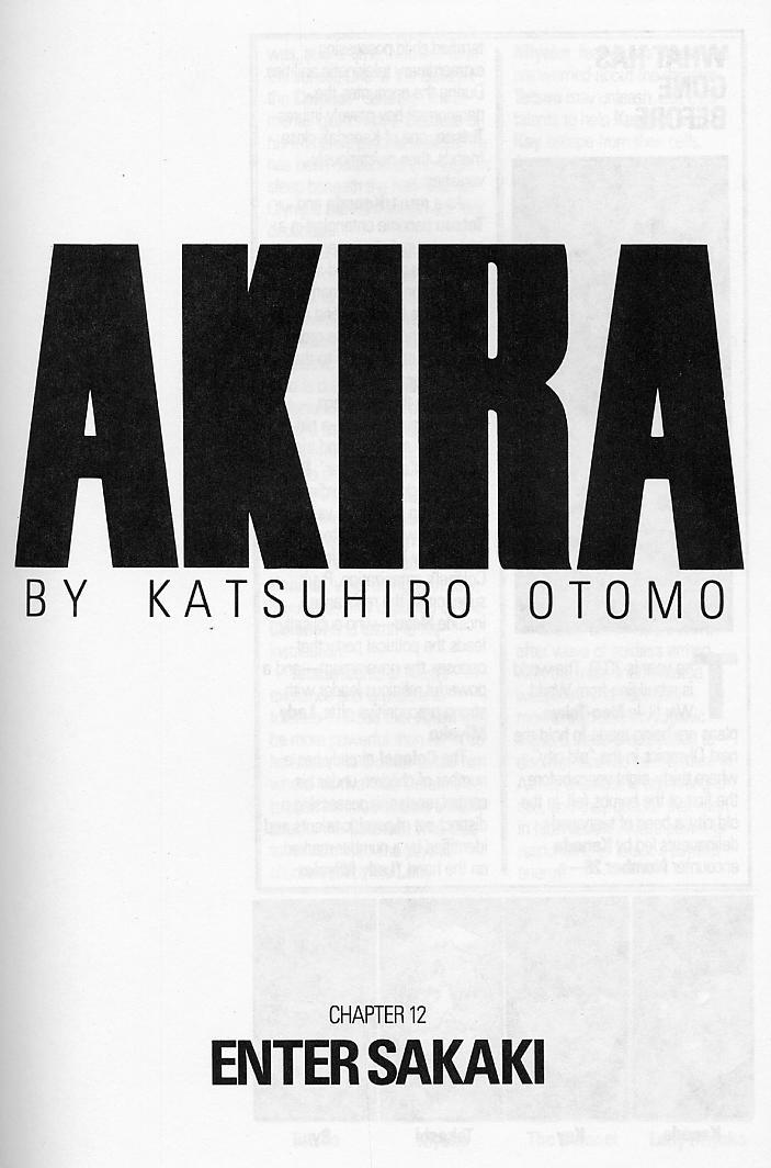 Akira Chapter 12 page 4 - Chapter 12