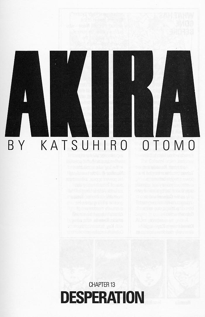 Akira Chapter 13 page 4 - Chapter 13