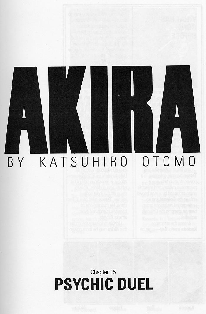 Akira Chapter 15 page 4 - Chapter 15