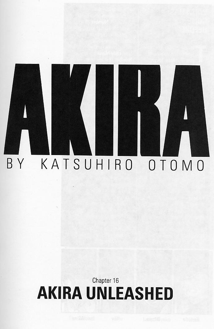Akira Chapter 16 page 4 - Chapter 16