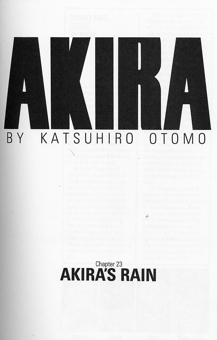 Akira Chapter 23 page 3 - Chapter 23