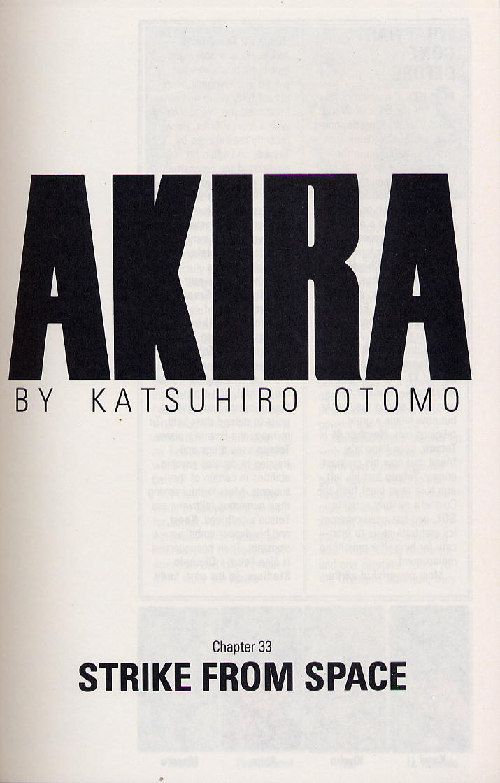 Akira Chapter 33 page 4 - Chapter 33