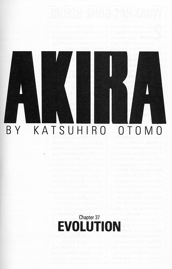 Akira Chapter 37 page 3 - Chapter 37