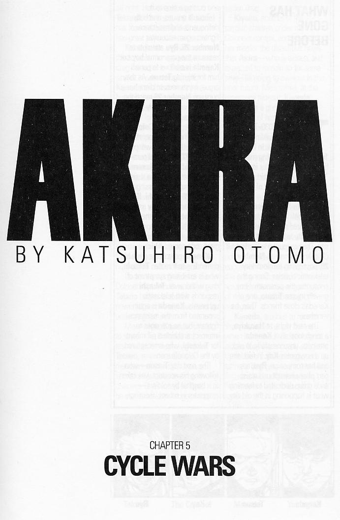 Akira Chapter 5 page 3 - Chapter 5