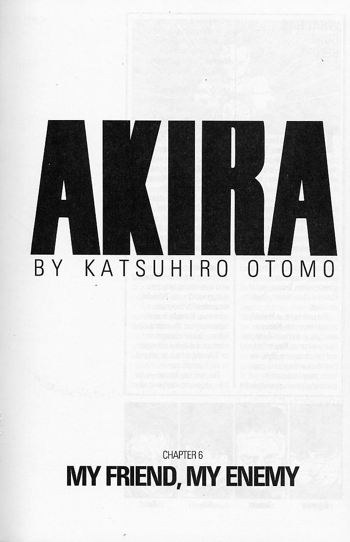 Akira Chapter 6 page 3 - Chapter 6