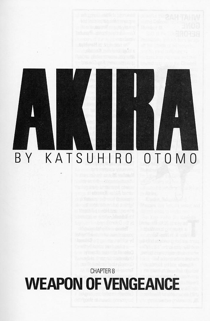 Akira Chapter 8 page 3 - Chapter 8