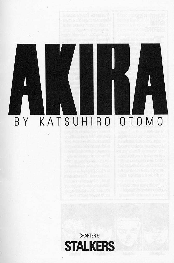 Akira Chapter 9 page 3 - Chapter 9