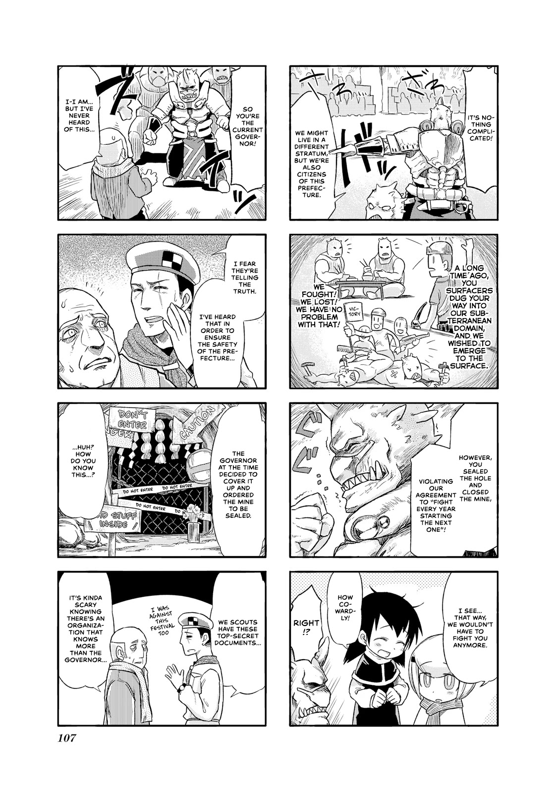 Akita Land Gothic Chapter 26 page 5 - Chapter 26: Moleman Rally