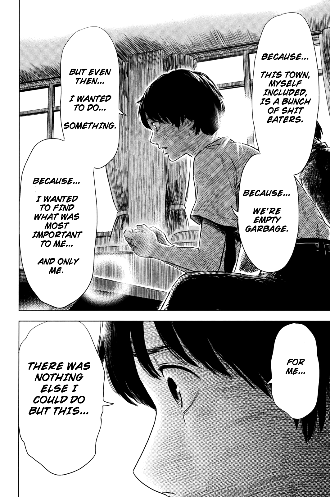 Aku no Hana Chapter 30 page 10 - Chapter 30: Soft Breaths in the Midst of a Leaden Darkness