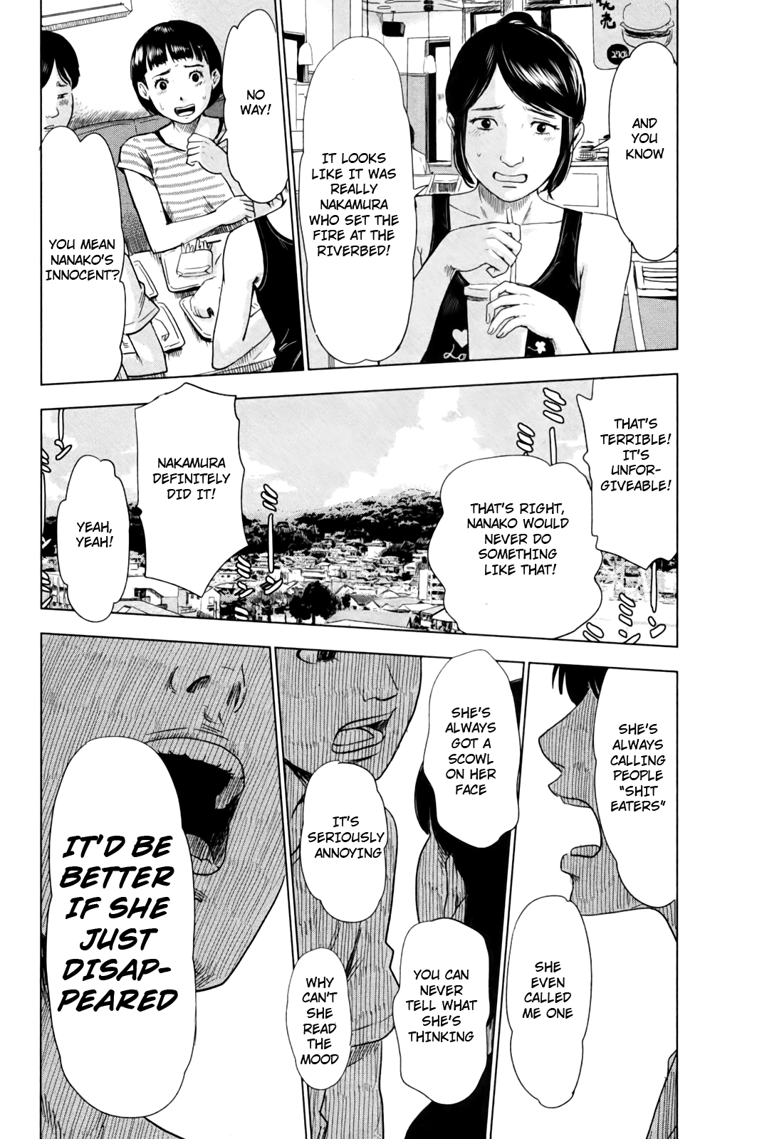Aku no Hana Chapter 30 page 14 - Chapter 30: Soft Breaths in the Midst of a Leaden Darkness