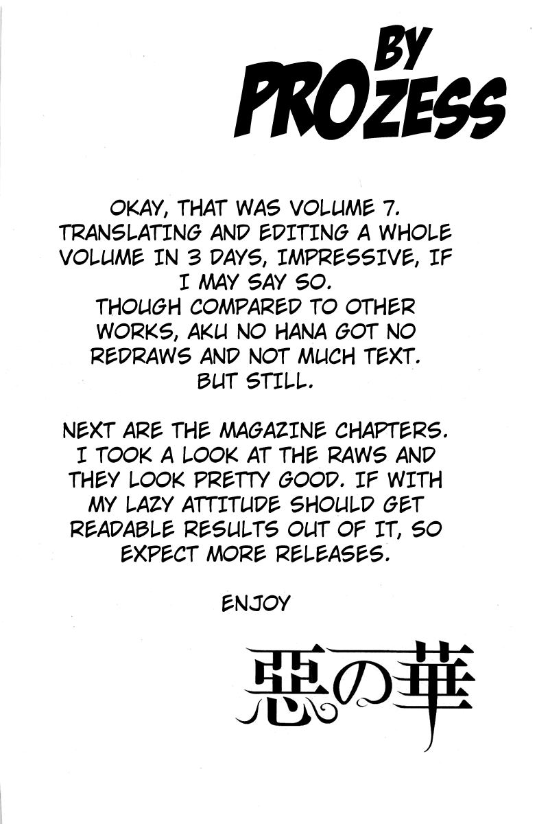 Aku no Hana Chapter 37 page 36 - Chapter 37: The winter sunshine suddenly lightens