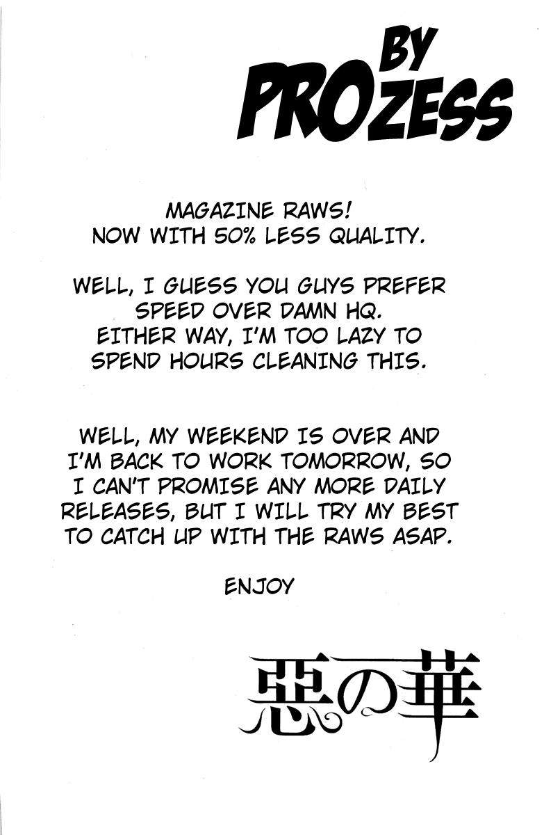 Aku no Hana Chapter 38 page 1 - Chapter 38: Even the name has been forgotten now
