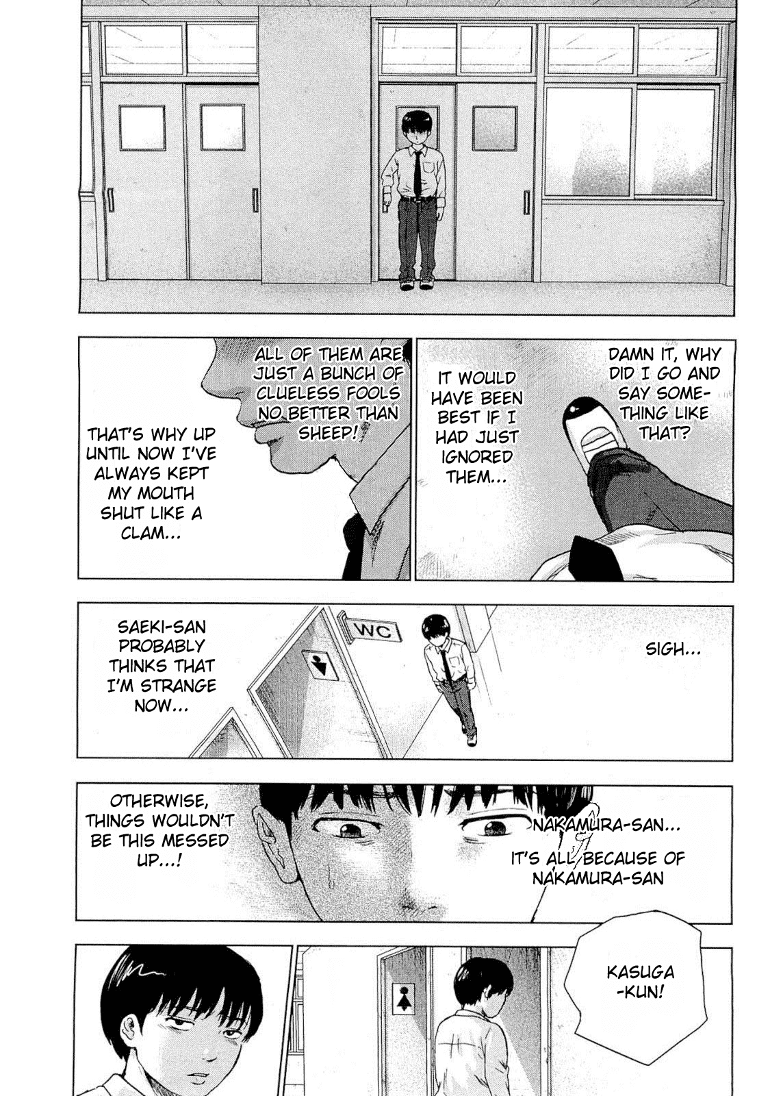 Aku no Hana Chapter 4 page 24 - Chapter 4: Cloudy Skies