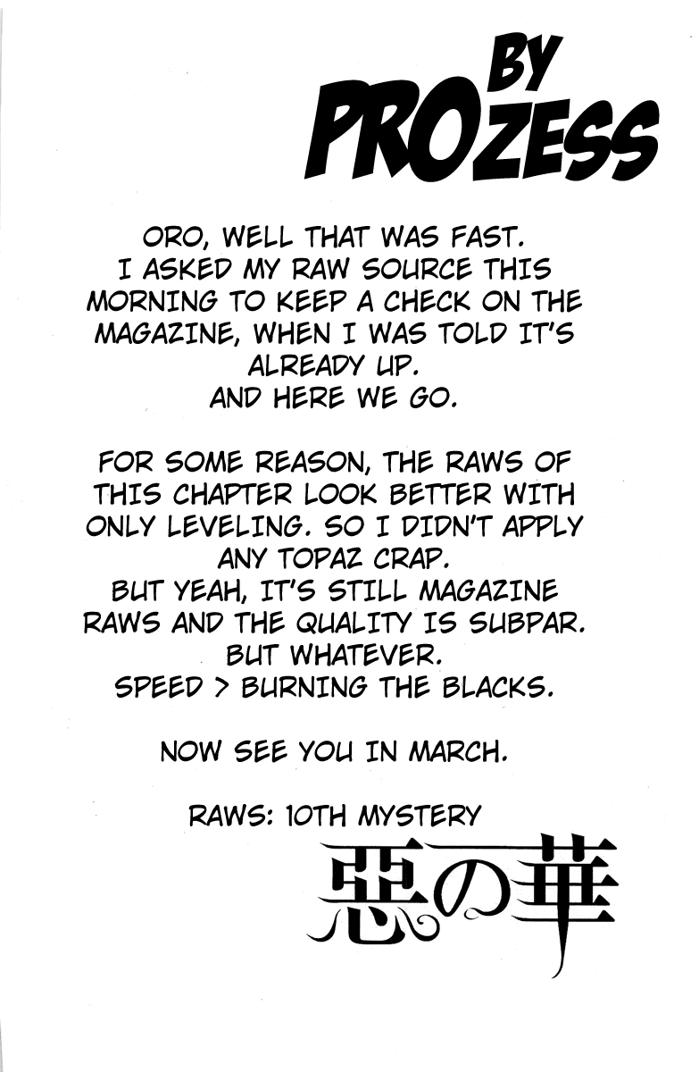 Aku no Hana Chapter 42 page 1 - Chapter 42: In short, I died
