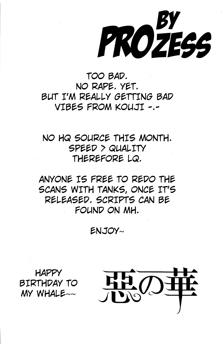 Aku no Hana Chapter 43 page 1 - Chapter 43: That's your spirit