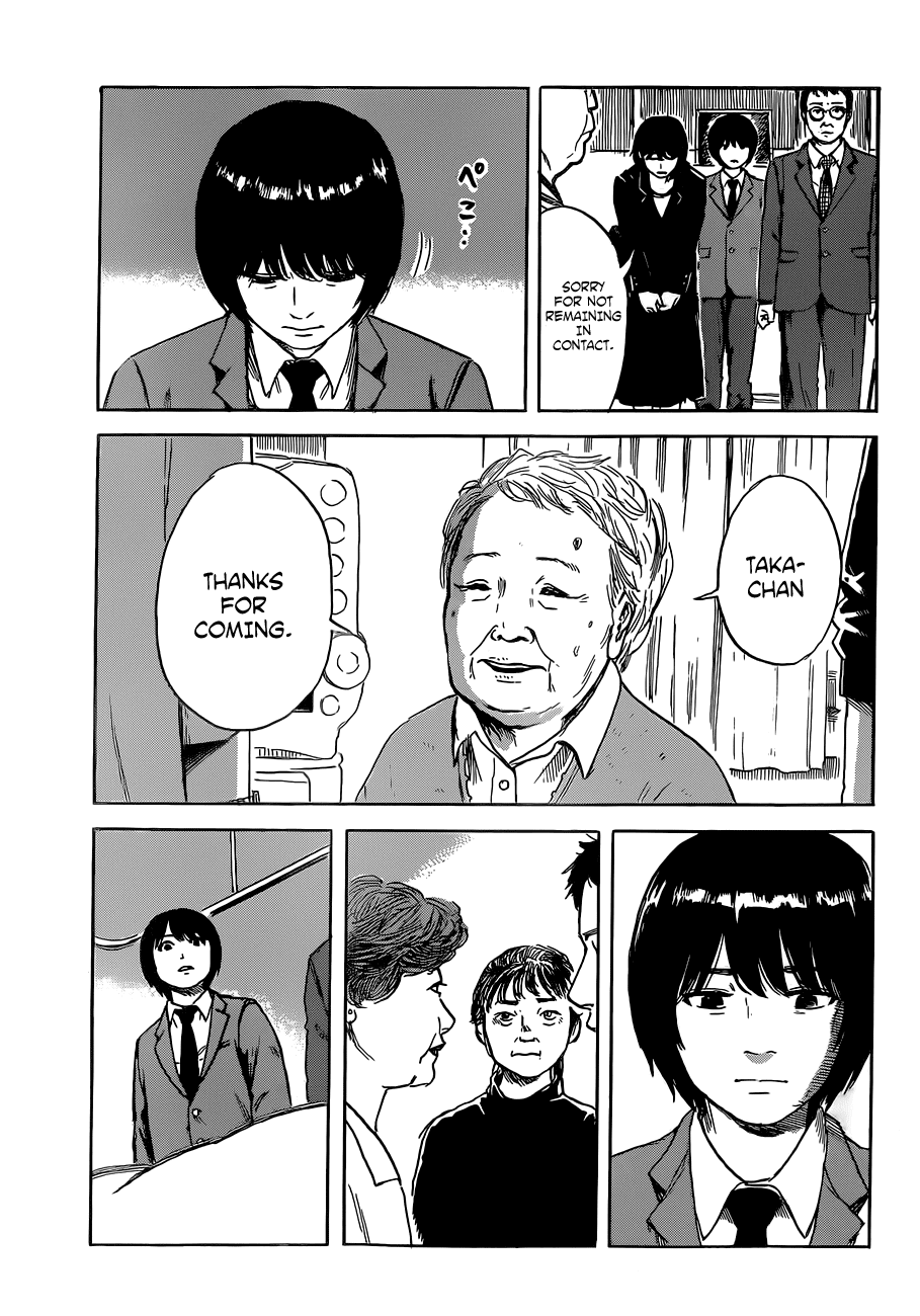Aku no Hana Chapter 48 page 11 - Chapter 48: The corpse of a loved one is wrapped up