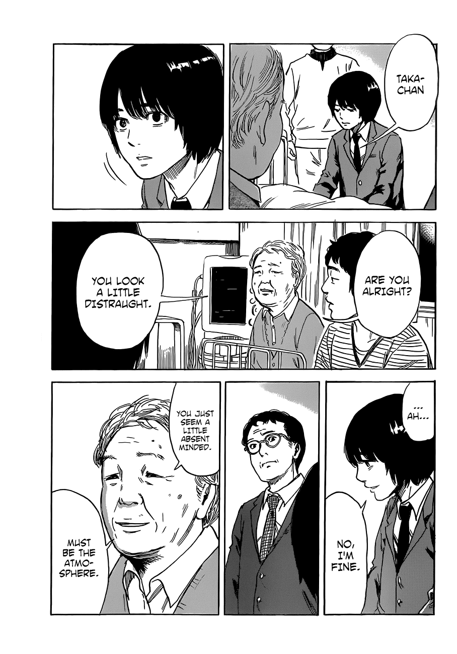 Aku no Hana Chapter 48 page 21 - Chapter 48: The corpse of a loved one is wrapped up