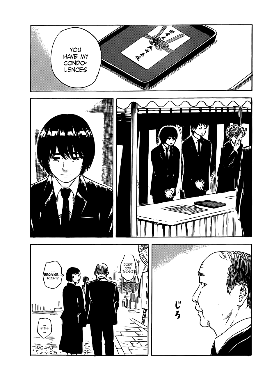 Aku no Hana Chapter 48 page 37 - Chapter 48: The corpse of a loved one is wrapped up