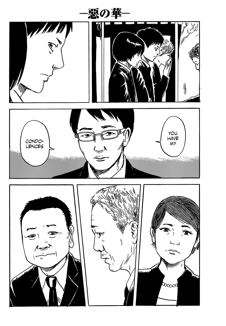 Aku no Hana Chapter 48 page 38 - Chapter 48: The corpse of a loved one is wrapped up
