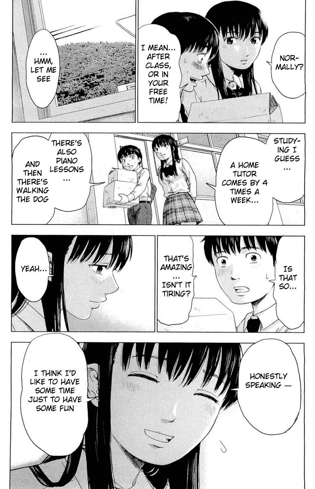 Aku no Hana Chapter 5 page 21 - Chapter 5: Promise