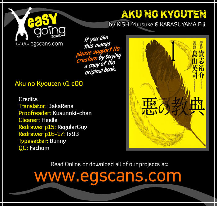 Aku no Kyouten Chapter 0 page 1 - Chapter 0 : Mackie,How Much Is The Price On Your Head?
