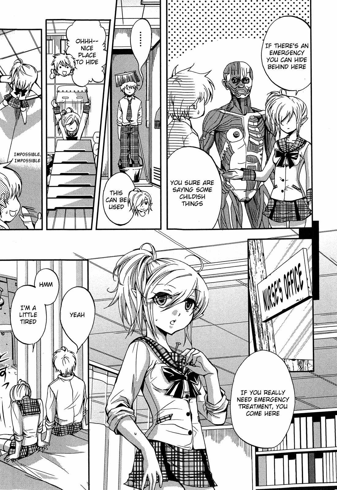 Akuma no Ikenie Chapter 3 page 7 - Chapter 3: Pool and the transfer student
