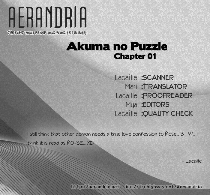 Akuma no Puzzle Chapter 1.2 page 3 - Chapter 1 v2 : Akuma no Puzzle