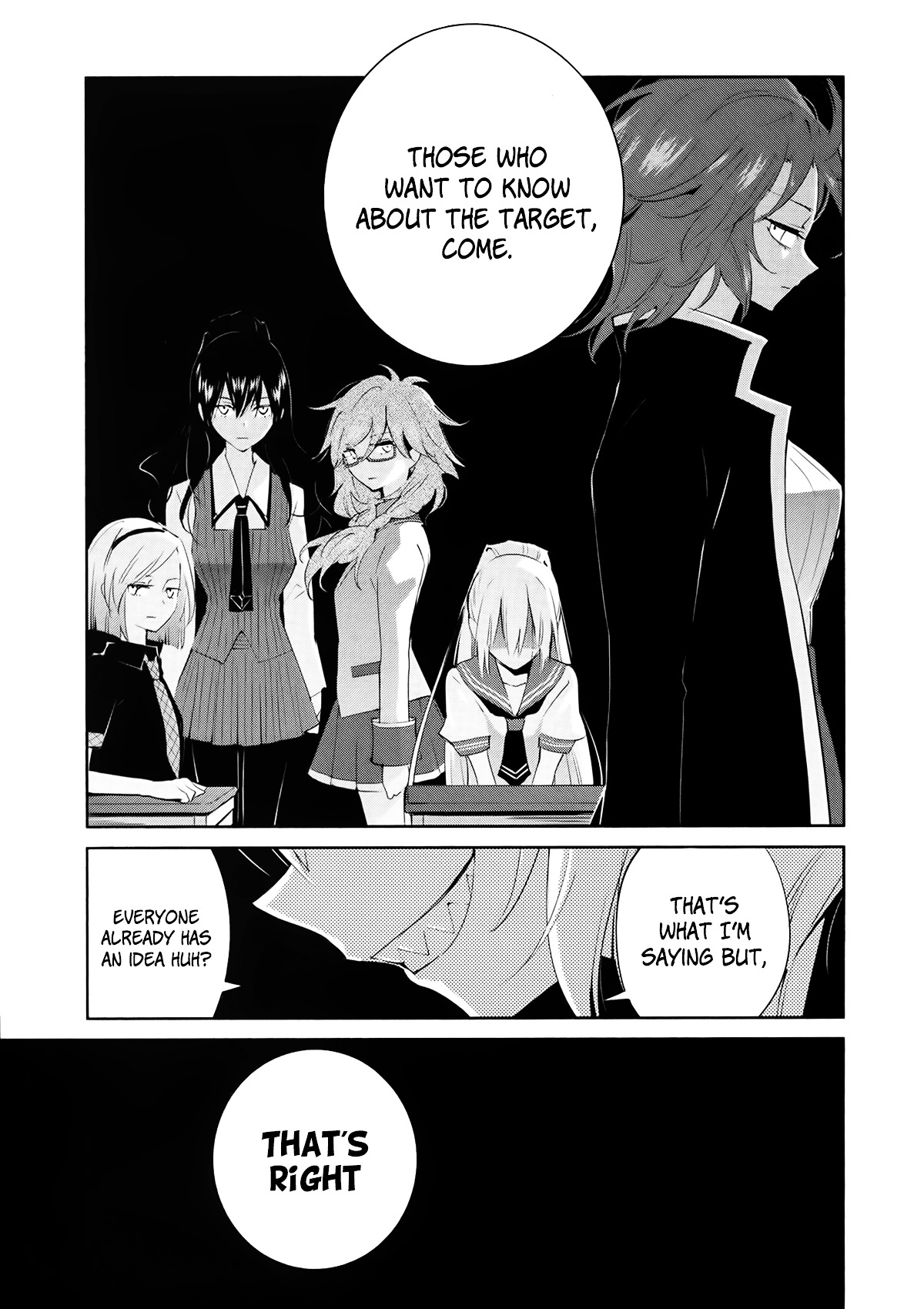 Akuma no Riddle Chapter 4 page 20 - Chapter 4 : Message for the crew.