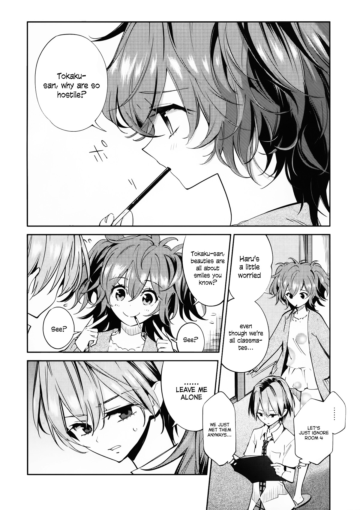 Akuma no Riddle Chapter 4 page 3 - Chapter 4 : Message for the crew.