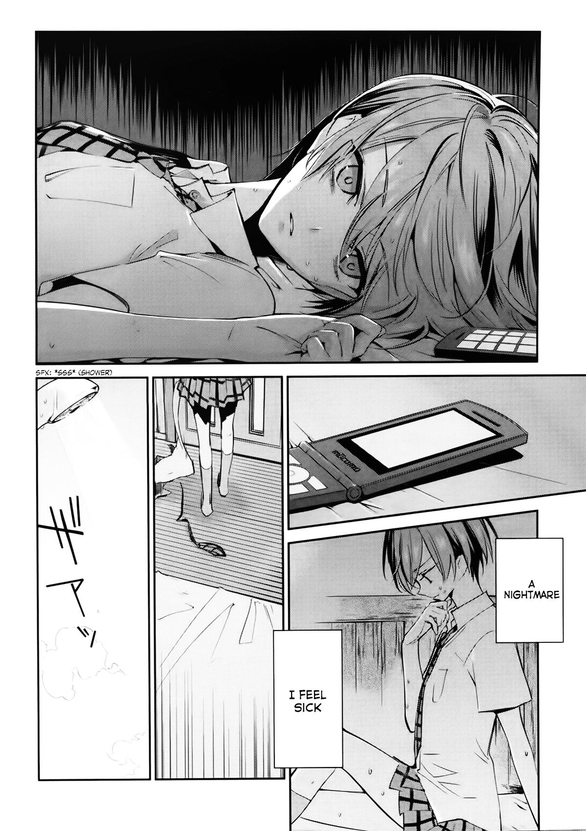 Akuma no Riddle Chapter 4 page 8 - Chapter 4 : Message for the crew.