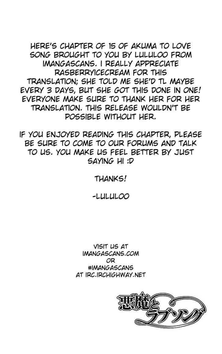 Akuma to Love Song Chapter 15 page 27 - Chapter 15