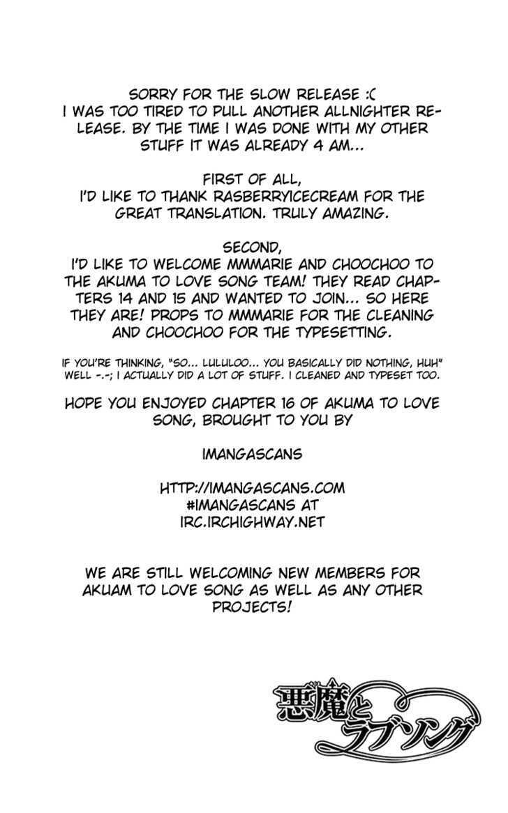 Akuma to Love Song Chapter 16 page 26 - Chapter 16 : Devil and her love song