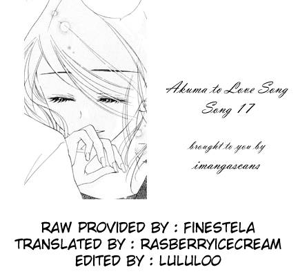 Akuma to Love Song Chapter 17 page 27 - Chapter 17