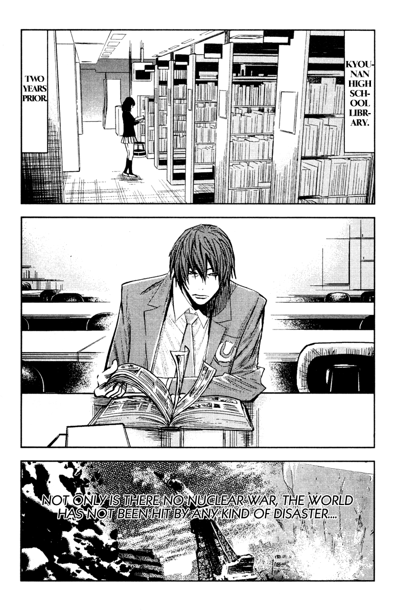 Akumetsu Chapter 101 page 3 - Chapter 101: Shou and Katsuragi