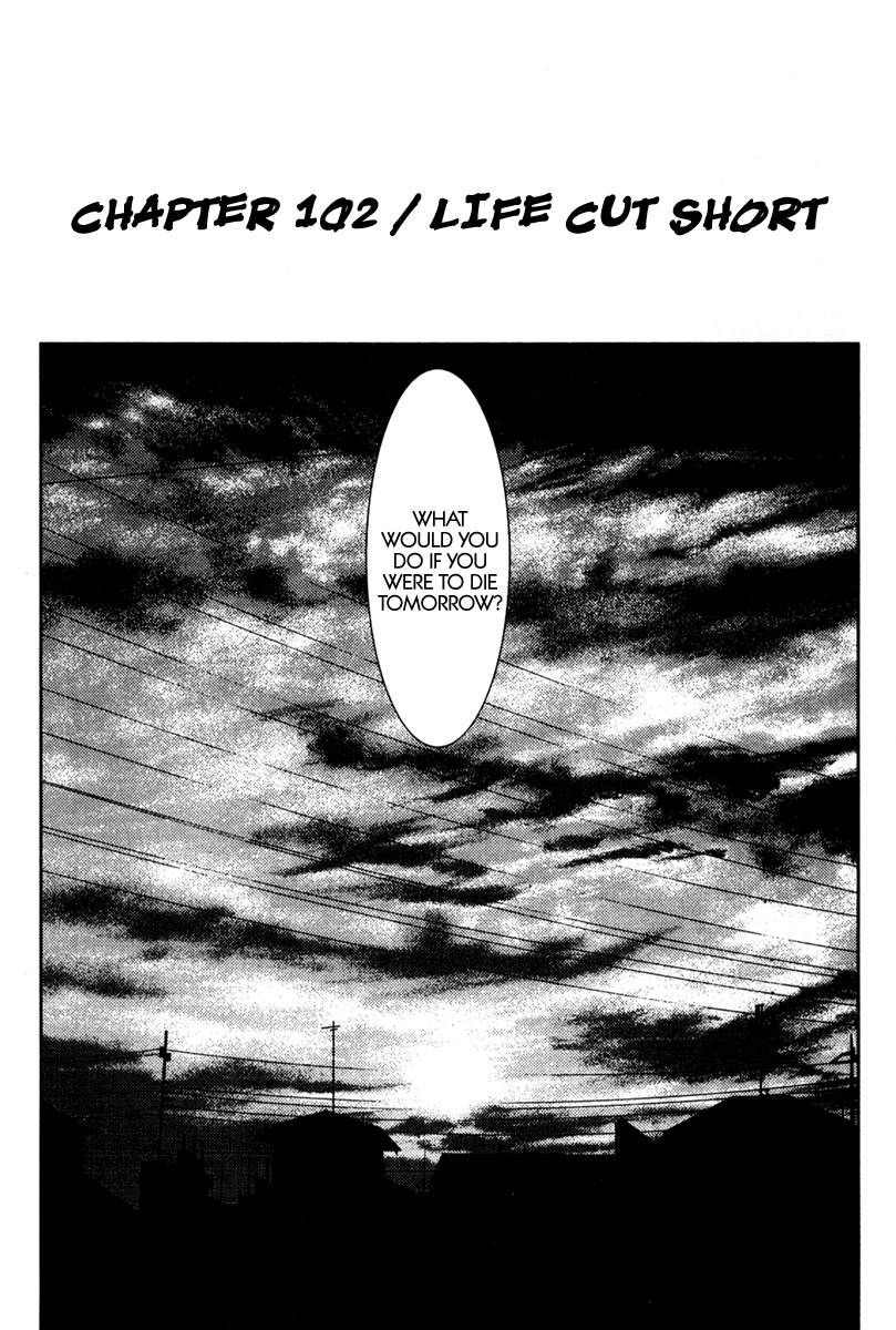 Akumetsu Chapter 102 page 2 - Chapter 102: Life Cut Short
