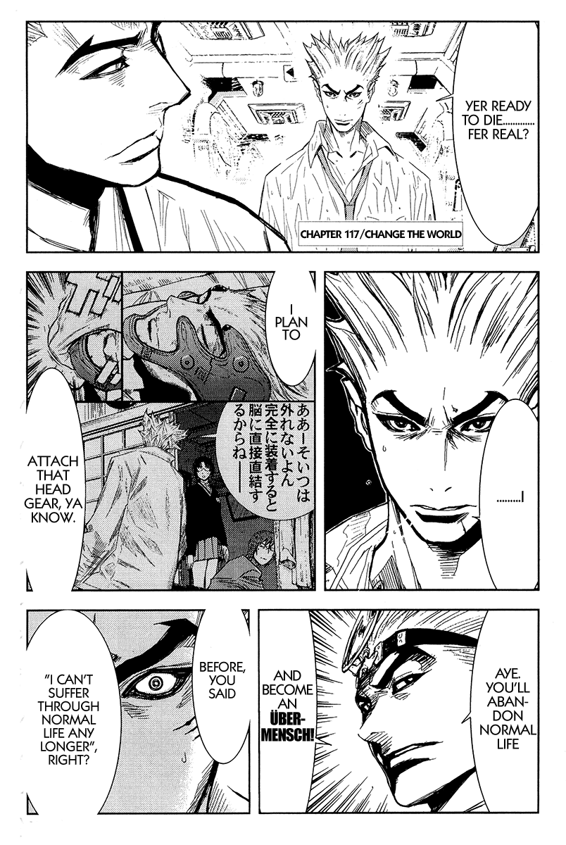 Akumetsu Chapter 117 page 1 - Chapter 117: Change the World