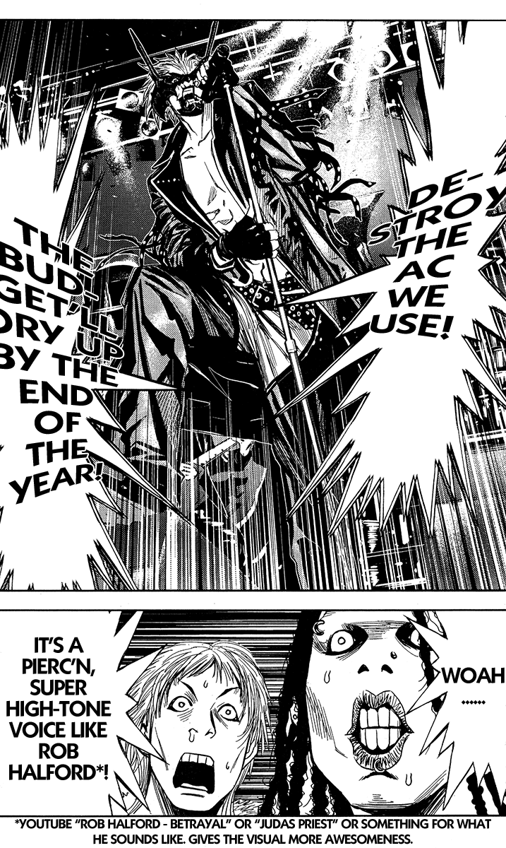 Akumetsu Chapter 122 page 14 - Chapter 122: God of Metal!