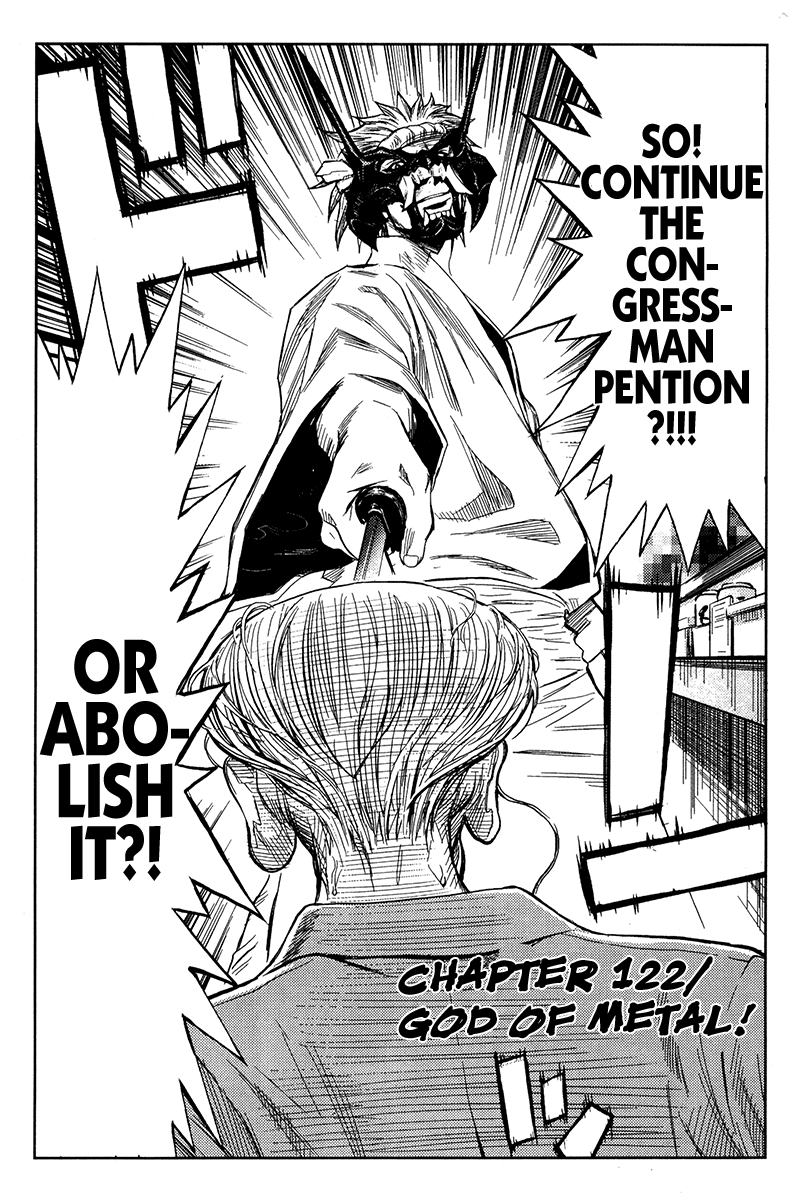 Akumetsu Chapter 122 page 3 - Chapter 122: God of Metal!