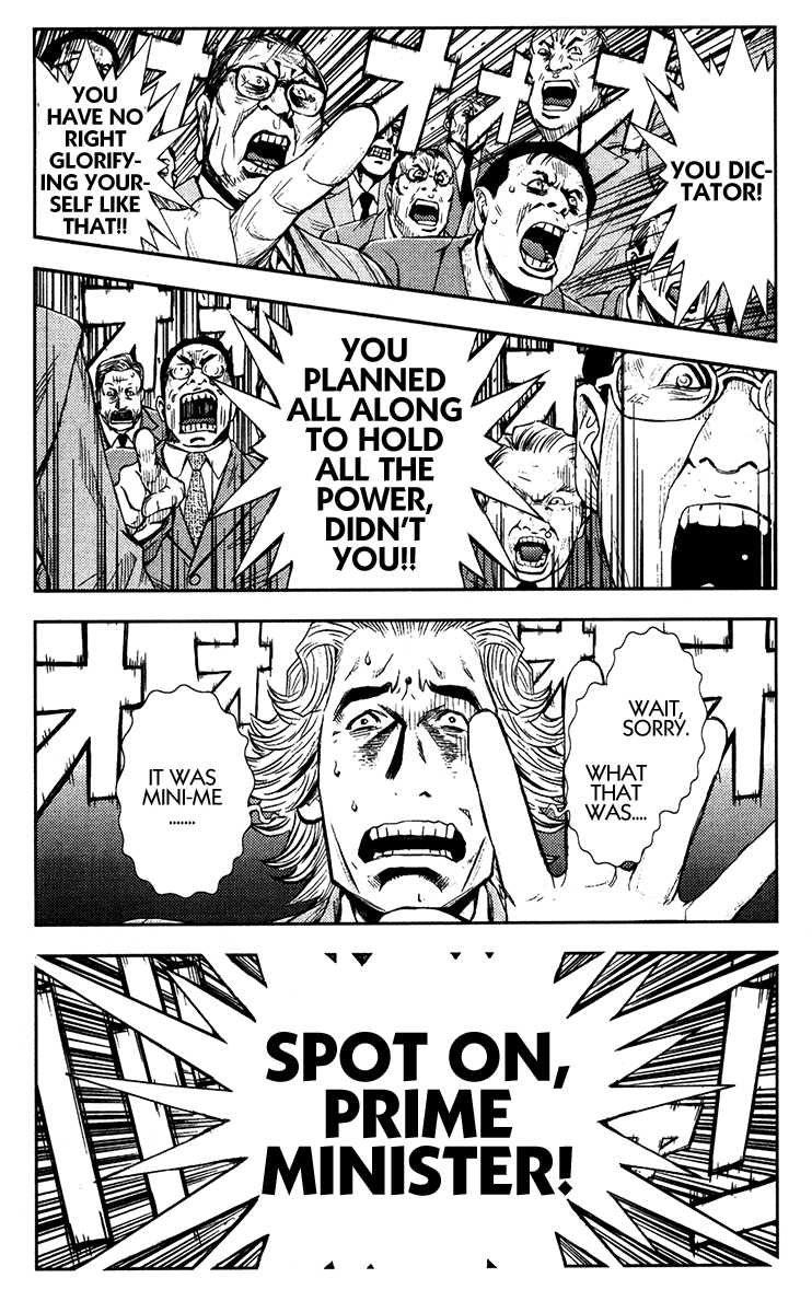 Akumetsu Chapter 128 page 1 - Chapter 128: National Traitors