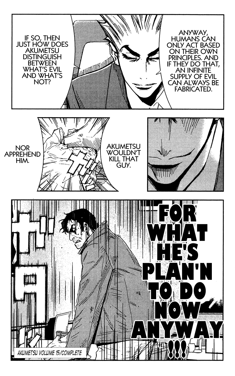 Akumetsu Chapter 133 page 19 - Chapter 133: What is "Evil"?