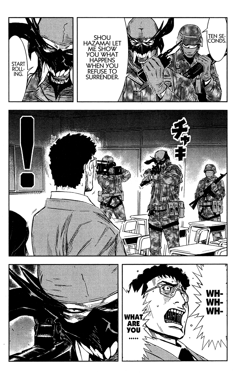 Akumetsu Chapter 150 page 12 - Chapter 150: Gunfire