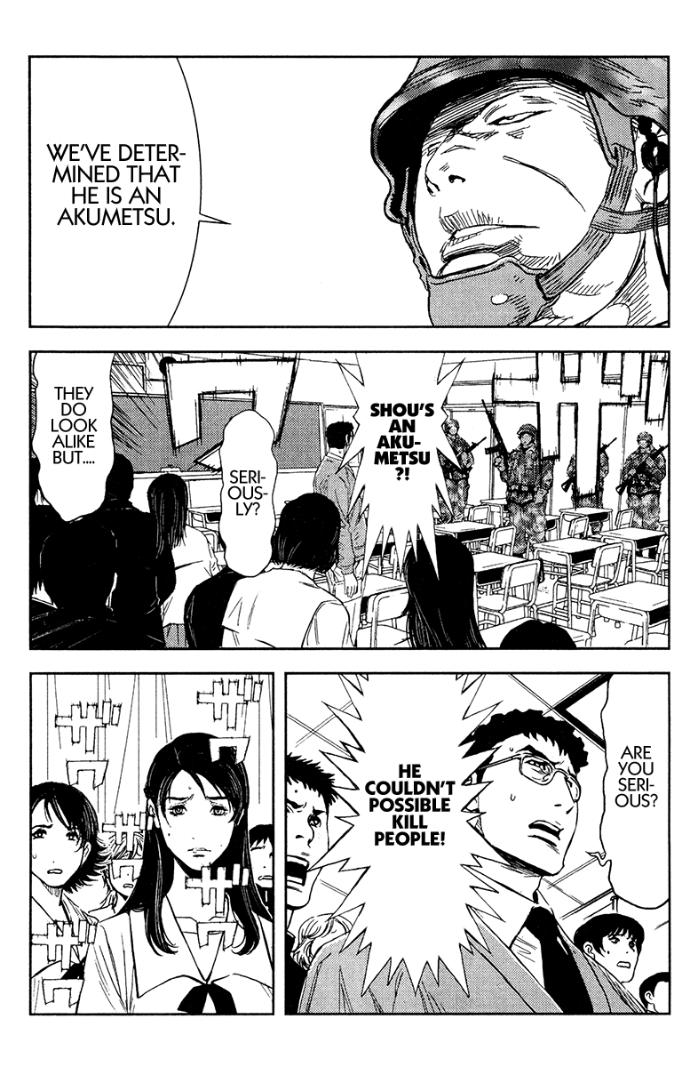Akumetsu Chapter 150 page 3 - Chapter 150: Gunfire