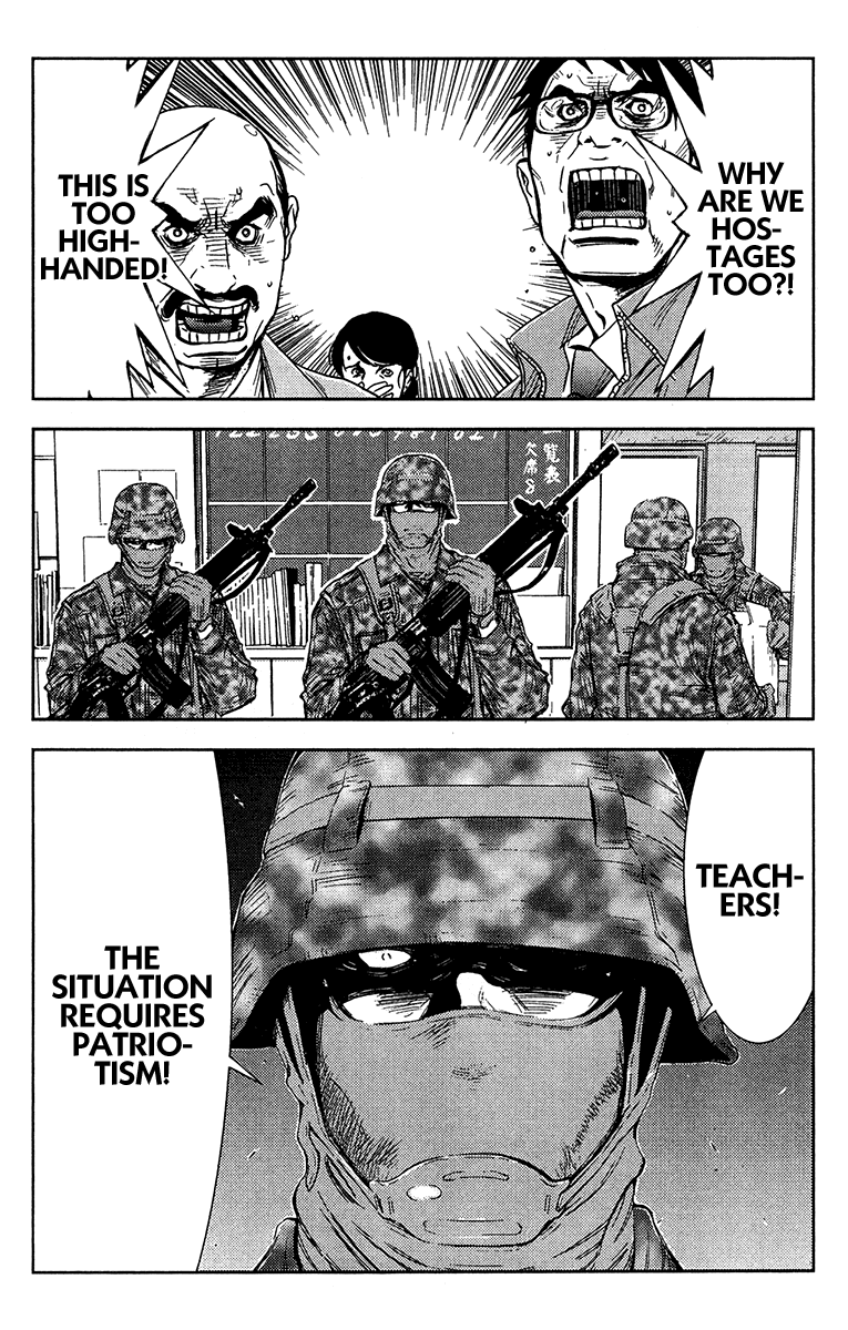 Akumetsu Chapter 150 page 5 - Chapter 150: Gunfire