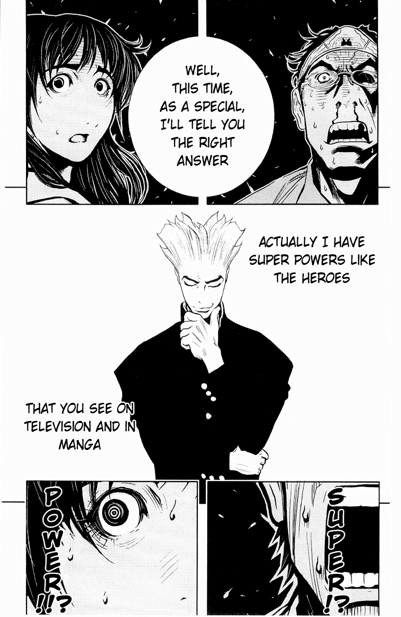 Akumetsu Chapter 16 page 15 - Chapter 16: Super Power