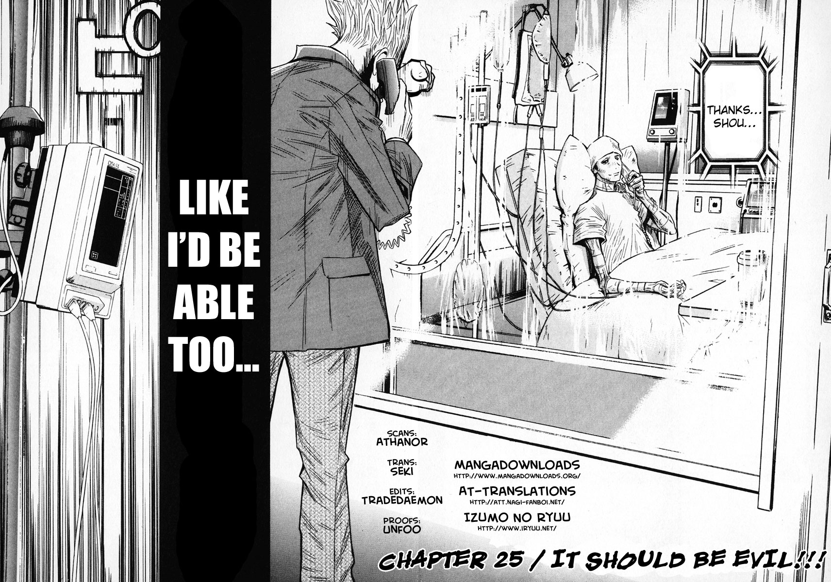 Akumetsu Chapter 25 page 1 - Chapter 25: To Be Evil