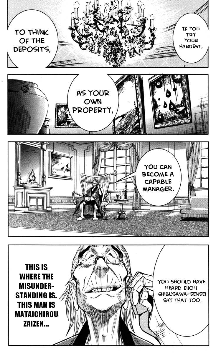 Akumetsu Chapter 30 page 8 - Chapter 30: Just Whose Bank Account Is It?
