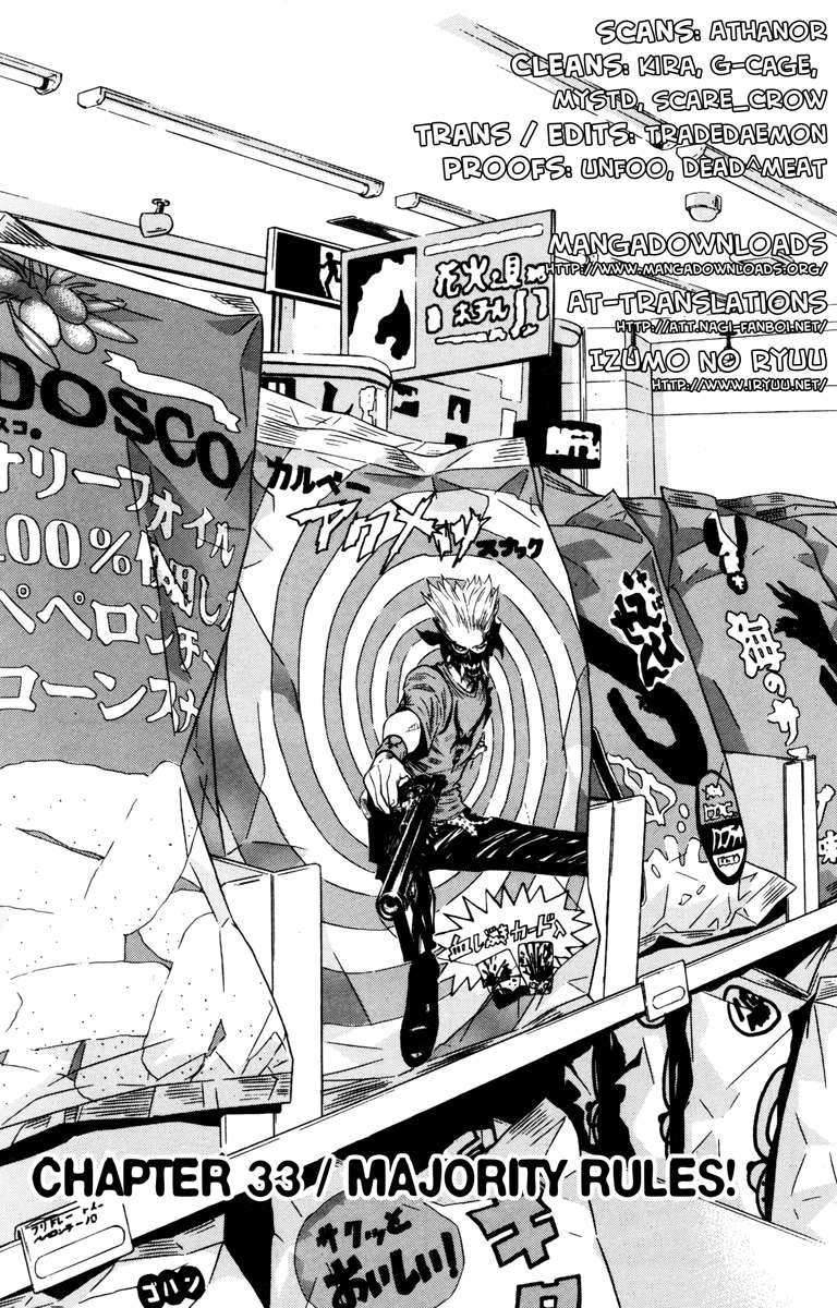 Akumetsu Chapter 33 page 1 - Chapter 33: Majority Rules!
