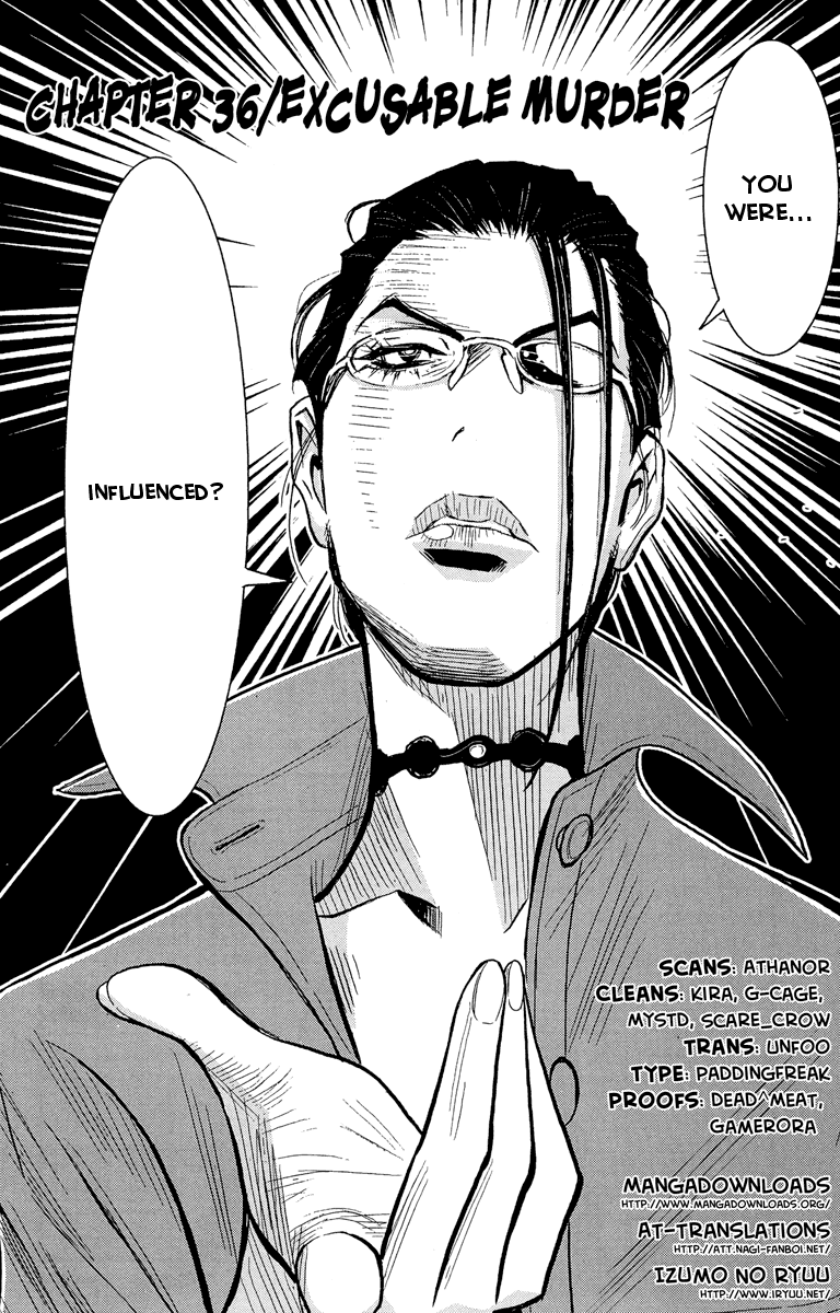 Akumetsu Chapter 36 page 2 - Chapter 36: Excusable Murder