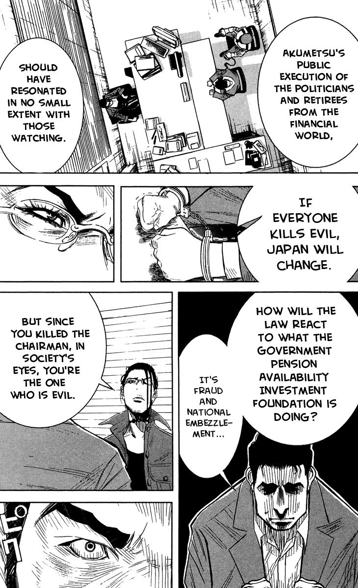 Akumetsu Chapter 36 page 8 - Chapter 36: Excusable Murder